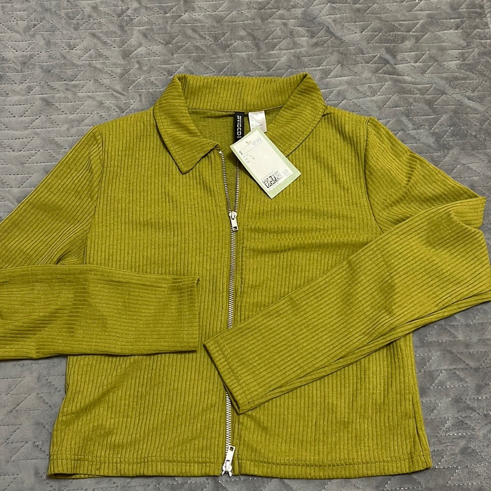 H&M Olive Green Top